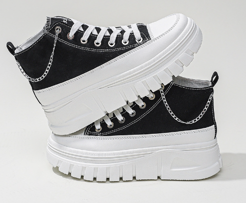 Stylish platform sneakers