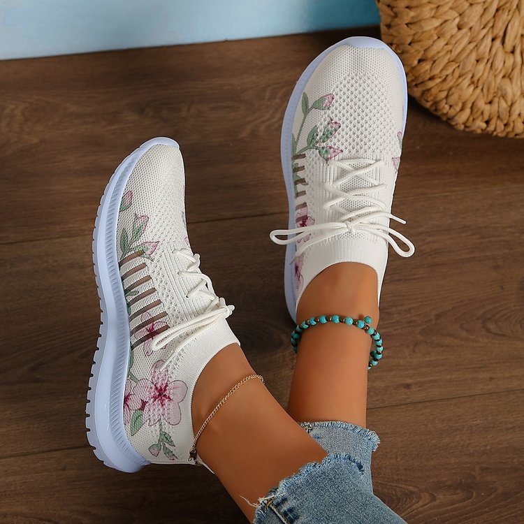 WOLFF - Printed mesh sneakers