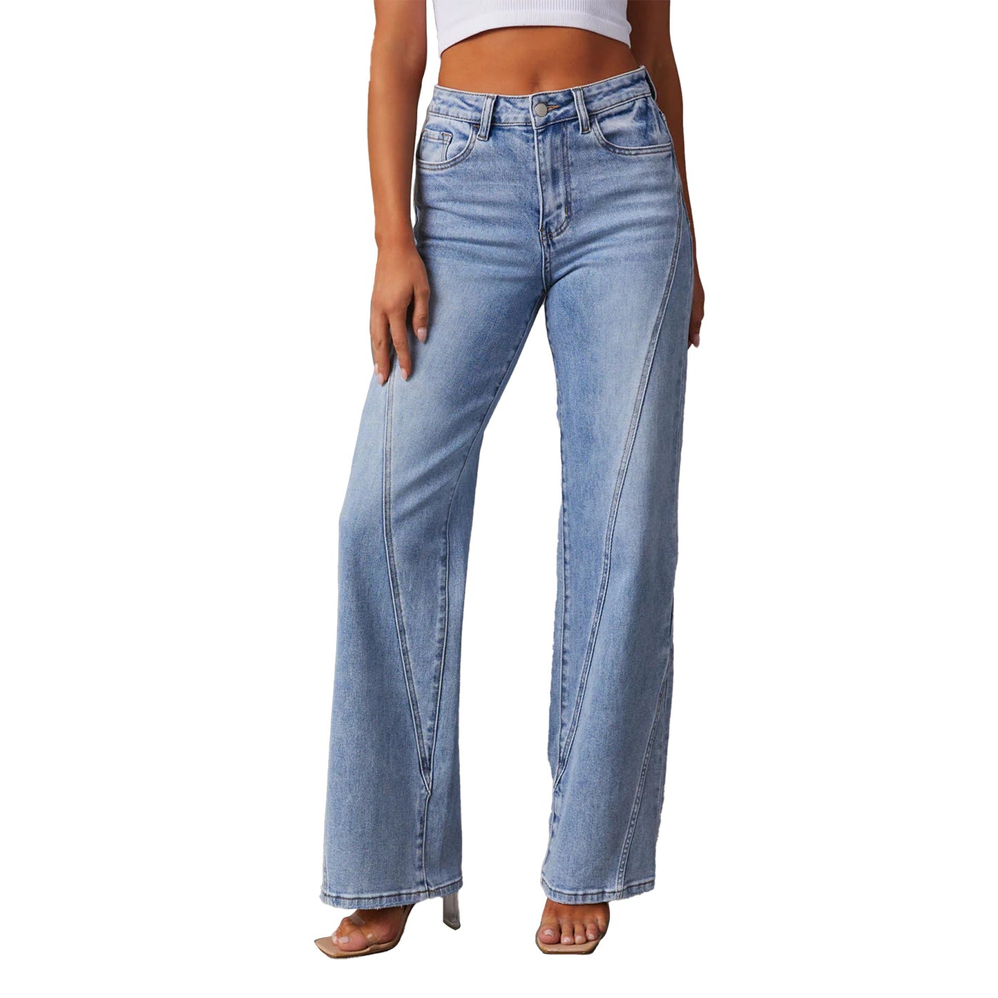 Women's Casual Wide Leg Jeans