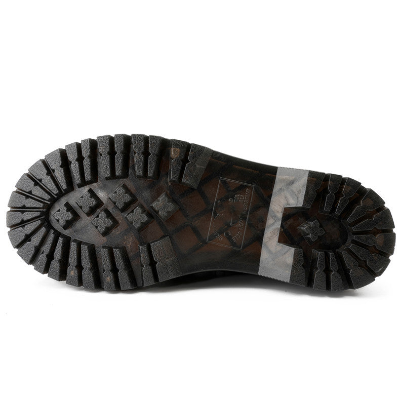 Men's genuine leather loafers vintage casual shoes