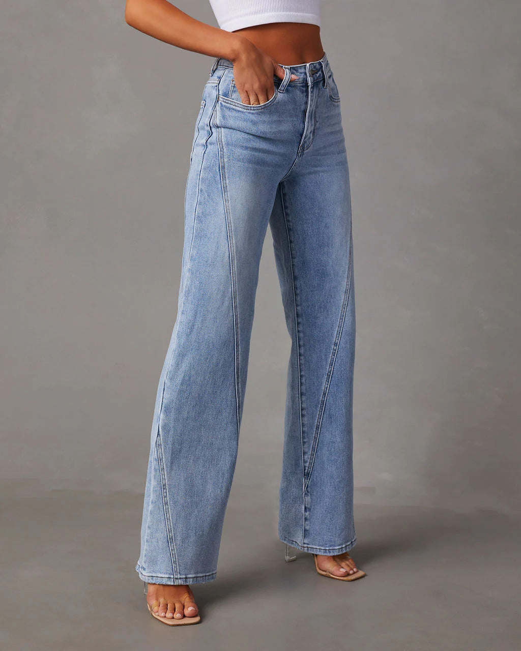 Women's Casual Wide Leg Jeans