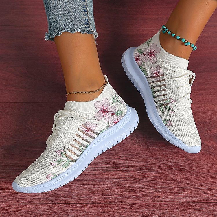WOLFF - Printed mesh sneakers