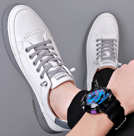 Charles Men's Leather Casual Sneakers