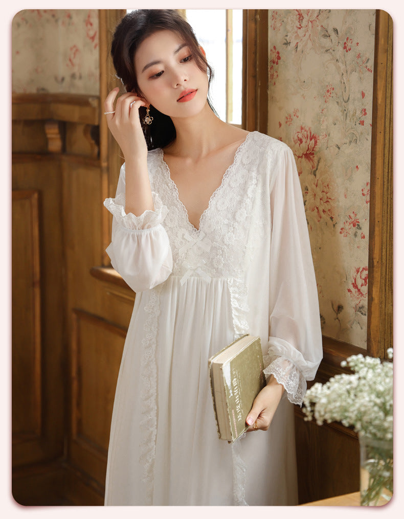 Women's Long Sleeve V-Neck Sexy Voluminous Sweater for Autumn and Winter